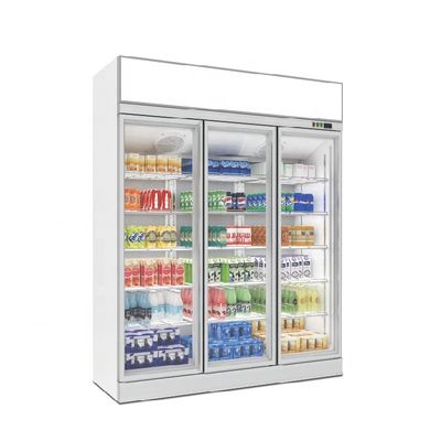 qualité  Cooler Single-Temperature 2 /3/4 Door Mount Top Showcase Bottle Fridge Refrigerator For Coffee Shop usine